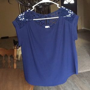 Super Cute Navy Blue Blouse!!!